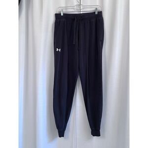 Under Armour Men's Loose Fit Jogger Sweatpants Navy Blue Size Large
